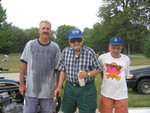 Ed with his Uncle Cliff and Gary
