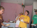 trying to get a picture of my BIG helper Aunt Shirley....